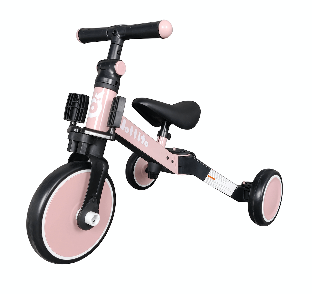 Jollito 5 in 1 Kids Tricycle Indoor Outdoor Pushbike Balance Bike SmartValue Toys